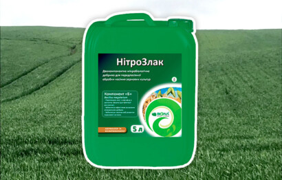 Біологічний препарат «НітроЗлак» для комплексного підживлення зерно-колосових культур