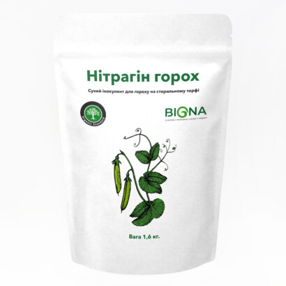 Нітрагін горох – сухий інокулянт для гороху на стерильному торфі